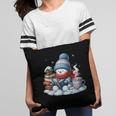 Snowman Reading Books Lovers Librarian Bookworm Christmas Pillowcase Snowman Reading Books Lovers Librarian Bookworm Christmas Pillowcase