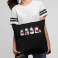 Snowman Reading Books Teacher Librarian Bookworm Christmas Pillowcase