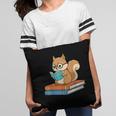 Squirrel Reading Book Glasses Bookworm Librarian Pillowcase