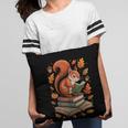 Squirrel Reading Book Lovers Fall Leaves Library Books Pillowcase