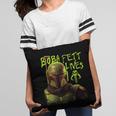Star Wars The Book Of Boba Fett Neon Boba Fett Lives Poster Pillowcase