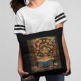 History Month Black Afro Girl Women Book Lovers Flower Pillowcase