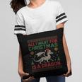 All I Want For Christmas Is A Dragon & Books Ugly Sweater Pillowcase
