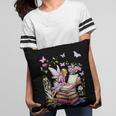 Watercolor Butterfly Fairy Read Book Library Fantasy Novel Pillowcase