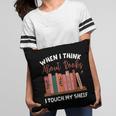 When I Think About Books I Touch My Shelf Bookworm Lovers Pillowcase