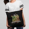 Wild About Reading Books Lovers Novelty Bookworm Library Day Pillowcase