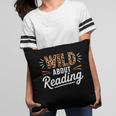 Wild About Reading Books Reader Lover Bookworm Leopard Print Pillowcase