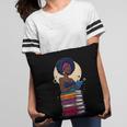 Woman And Books Stack Afro Girl Reading Lover Pillowcase