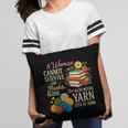 A Woman Cannot Survive On Books Alone She Also Needs Yarn Pillowcase
