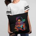 Woman Reading Book Lover Geometric Girl Afro History Pillowcase Woman Reading Book Lover Geometric Girl Afro History Pillowcase