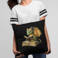 Women's Dragon Bookworm Reading Book Graphic Pillowcase Women's Dragon Bookworm Reading Book Graphic Pillowcase