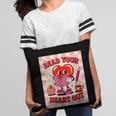 Women's Read Your Heart Out Groovy Bookish Valentine Day Women Girls Pillowcase Women's Read Your Heart Out Groovy Bookish Valentine Day Women Girls Pillowcase