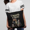 Women's Unearth A Story Dinosaur Reading a Library Book Pillowcase Women's Unearth A Story Dinosaur Reading a Library Book Pillowcase