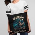 In a World Of Bookworms Be a Book Dragon Reading Pillowcase