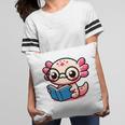 Adorable Book Lover Axolotl With Reading Glasses Cute Pillowcase Adorable Book Lover Axolotl With Reading Glasses Cute Pillowcase