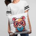 Adorable Book Lover Quokka With Reading Glasses Cute Pillowcase