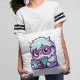Adorable Book Lover Yeti With Reading Glasses Cute Pillowcase