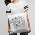 Adult Coloring Book Style Flowers And Ladybug Self Coloring Pillowcase Adult Coloring Book Style Flowers And Ladybug Self Coloring Pillowcase