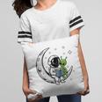 Astronaut Reading Book To Alien Moon Space Astronomy Pillowcase