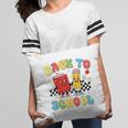 Back To School Checkered Book Pencil Groovy Teacher Student Pillowcase