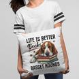 Basset Hound Dog Breed Life Is Better With Books And a For Men Women Girls Kids Pillowcase Basset Hound Dog Breed Life Is Better With Books And a For Men Women Girls Kids Pillowcase