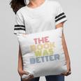 The Book Was Better Retro 70s Vintage Premium Tri-Blend Pillowcase