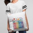 Book Flower Radicalized By Basic Decency Feminist Leftist Pillowcase