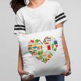Book Lover Librarian Books Heart Valentine Pillowcase