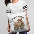Bookish Feral Moms Book Club Raccoon Mother's Day Bookworm Pillowcase
