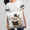 Books Ghost Reading Book Halloween Library Cat Fall Pillowcase