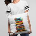 Books Painting Colorful Art Abstract Graphic Books Pillowcase