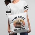 I Like Books More Than People Glasses Pillowcase