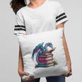 Bookworm Please I'm A Book Dragon Blue Dragon Pillowcase