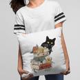 Cat And Books Flowers Reading Club Cat Lover Bookworm Pillowcase