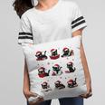 Cat Reading Books Lover Christmas Cat Lover Xmas Pillowcase
