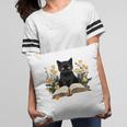 Cat Shirts For Women Book Lover Shirt Cute Cat And Book Premium Tri-Blend Pillowcase