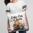 Coffee Cats And Books Lover For Women & Girls Coffee Pillowcase