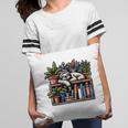 Cosy Sloth In Bookshelf With Plants Pillowcase