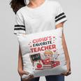 Cupid's Favorite Math Teacher Valentine Reading Book Women Pillowcase Cupid's Favorite Math Teacher Valentine Reading Book Women Pillowcase