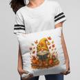 Cute Autumn Gnome Reading Pumpkin Book Lover Pillowcase