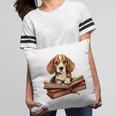 Cute Dog Beagle Reading Book Pillowcase Cute Dog Beagle Reading Book Pillowcase