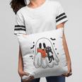 Cute Halloween Ghost Reading Book Pillowcase