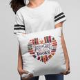 Cute Just A Girl Who Loves Books Heart Shape Reader Pillowcase
