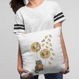 Cute Reading Cat With Kitten Dandelion Flowers Book Lover Pillowcase Cute Reading Cat With Kitten Dandelion Flowers Book Lover Pillowcase