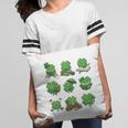 Cute Shamrock Reading St Patricks Day Teacher Book Lovers Pillowcase