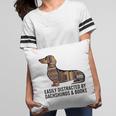 Dachshund Dog Dachshund Decor Books Nerds Dachshund Pillowcase