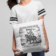 Defend Your Local Public Library Cat Knight Book Lover Pillowcase