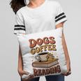 Dogs Coffee Reading Book Lover Pillowcase Dogs Coffee Reading Book Lover Pillowcase