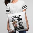 Easily Distracted By Cats And Books Lovers Reading Pillowcase Easily Distracted By Cats And Books Lovers Reading Pillowcase