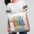 Equal Rights Book Flower Equality Peace Love Kindness Book Pillowcase